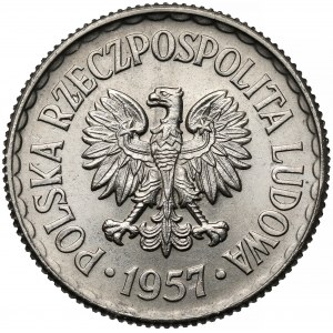 Próba NIKIEL 1 złoty 1957