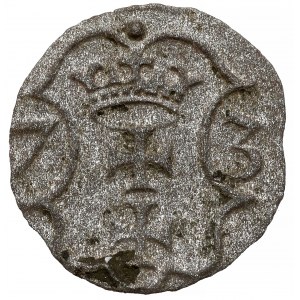 Bezkrólewie, Denar Gdańsk 1573 - 7 łuków - b.rzadki