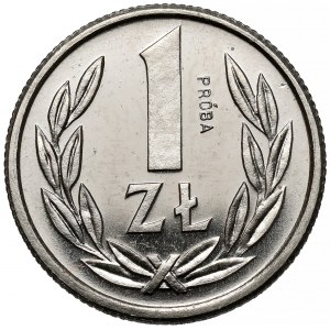 Próba NIKIEL 1 złoty 1989