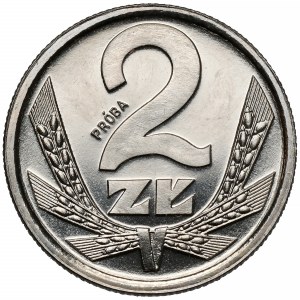 Próba NIKIEL 2 złote 1989