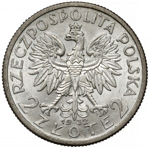 Głowa Kobiety 2 złote 1932