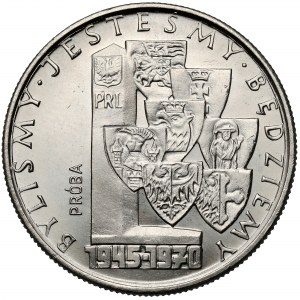 Próba NIKIEL 10 złotych 1970 Byliśmy, Jesteśmy...