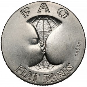 Próba NIKIEL 10 złotych 1971 FAO Fiat Panis
