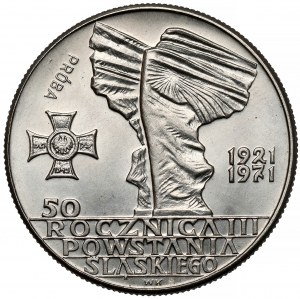 Próba NIKIEL 10 złotych 1971 Powstanie Śląskie - pomnik