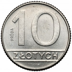 Próba NIKIEL 10 złotych 1989 - zwykłe