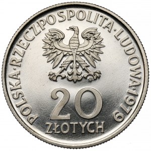 Próba NIKIEL 20 złotych 1979 Rok Dziecka