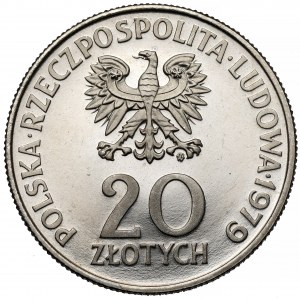 Próba NIKIEL 20 złotych 1979 Szpital Centrum Zdrowia Dziecka