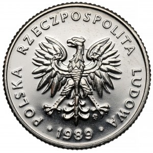 Próba NIKIEL 20 złotych 1989