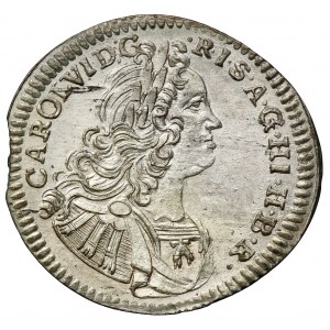 Śląsk, Karol VI, 3 krajcary 1727, Wrocław