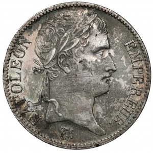 Francie, Napoleon I., 5 franků 1811-W, Lille