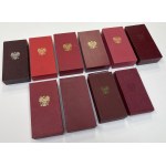PRL, Złote Krzyże Zasługi z monogramem PRL - zestaw (10szt)