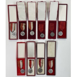 PRL, Medal 30 i 40-lecia Polski Ludowej - zestaw (10szt)