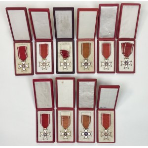 PRL, Order Odrodzenia Polski kl.V - zestaw (10szt)