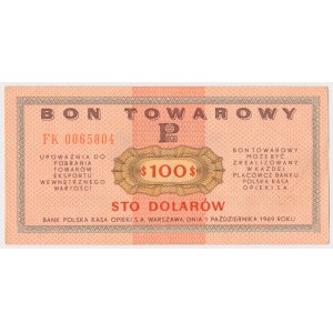 PEWEX 100 dolarów 1969 - FK - piękne