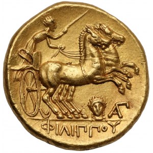 Grecja, Filip III Arrhidaios (323-317 p.n.e.) Stater w imieniu Filipa II, Lampsakos