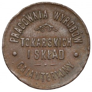Kraków, Jan Bajer, Pracownia Wyrobów Tokarskich i Skład Galanteryjny, Żeton