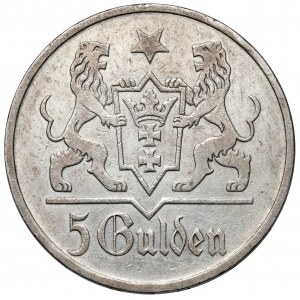 Gdańsk, 5 guldenów 1923