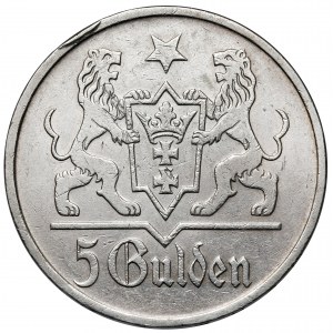 Gdańsk, 5 guldenów 1923