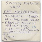 5 złotych polskich 1817 IB - typ przejściowy