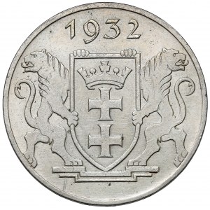 Wolne Miasto Gdańsk, 5 guldenów 1932 Kościół