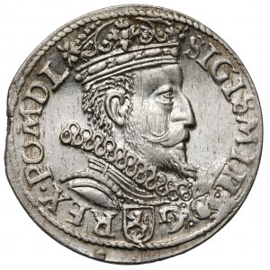 Zygmunt III Waza, Trojak Kraków 1605 - piękny