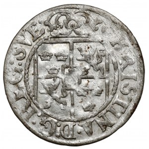 Krystyna Waza, Półtorak Ryga 1648 - bez liszki