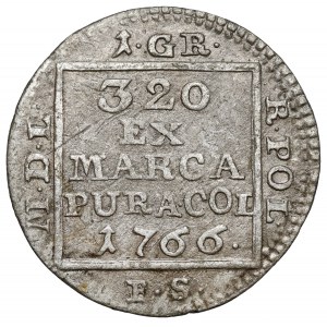 Poniatowski, Grosz srebrny 1766 FS
