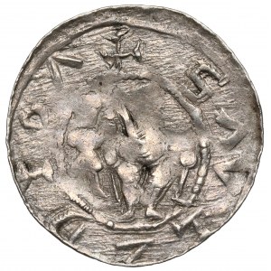 Władysław II Wygnaniec, Denar - Walka z lwem