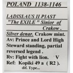 Władysław II Wygnaniec, Denar - Walka z lwem
