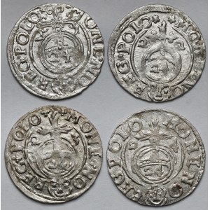 Zygmunt III Waza, Półtoraki Bydgoszcz 1621-1624 - zestaw (4szt)