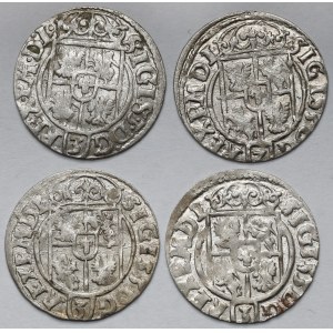 Zygmunt III Waza, Półtoraki Bydgoszcz 1621-1624 - zestaw (4szt)
