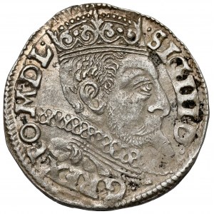 Zygmunt III Waza, Trojak Poznań 1597 - kwiat