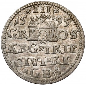 Zygmunt III Waza, Trojak Ryga 1595