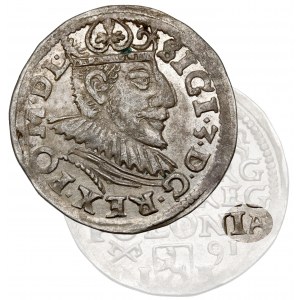 Zygmunt III Waza, Trojak Poznań 1591 - POLONIA