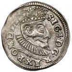 Zygmunt III Waza, Trojak Poznań 1596 - data przy herbach