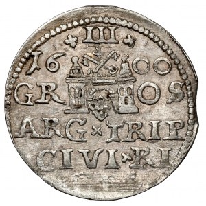 Zygmunt III Waza, Trojak Ryga 1600 - rzadszy
