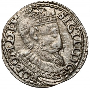 Zygmunt III Waza, Trojak Olkusz 1600 - rzadsze popiersie