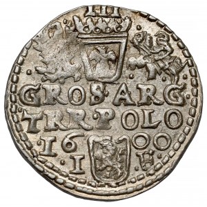 Zygmunt III Waza, Trojak Olkusz 1600 - rzadsze popiersie