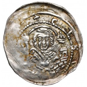 Śląsk, Henryk II Pobożny 1238-1241, Denar - Św. Wacław - jednostronny