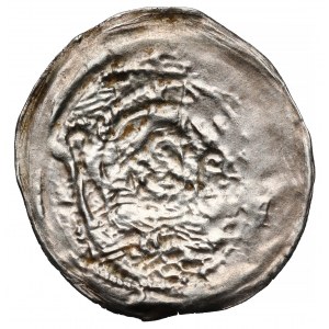 Śląsk, Henryk II Pobożny 1238-1241, Denar - Św. Wacław - jednostronny