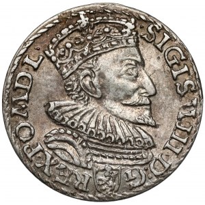 Zygmunt III Waza, Trojak Malbork 1594 - otwarty