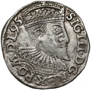 Zygmunt III Waza, Trojak Wschowa 1595 - data w otoku