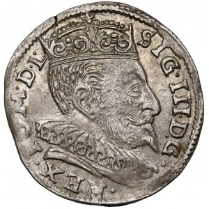 Zygmunt III Waza, Trojak Wilno 1595 - Prus