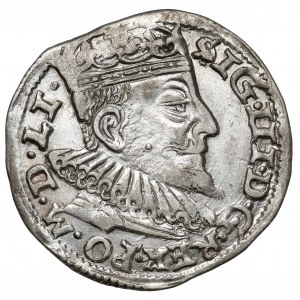 Zygmunt III Waza, Trojak Wilno 1593 - Platina - LI