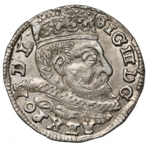 Zygmunt III Waza, Trojak Lublin 1598 - L z lewej