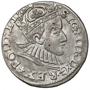Zygmunt III Waza, Trojak Ryga 1588 - mała głowa