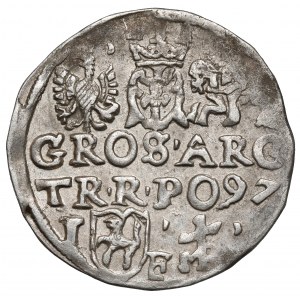 Zygmunt III Waza, Trojak Lublin 1597 - monogram