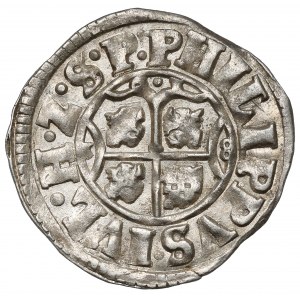 Szczecin, Filip Juliusz, Szeląg Podwójny 1618, Nowopole - rzadki