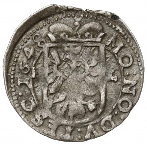 Śląsk, Ferdynand III, Krajcar 1648 HL, Skoczów