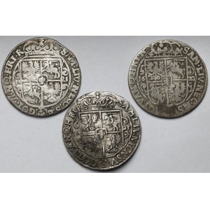 Zygmunt III Waza, Ort Bydgoszcz 1621-1623 - zestaw (3szt)